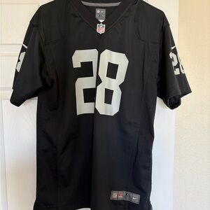 Nike Men's Black and Gray NFL Jersey